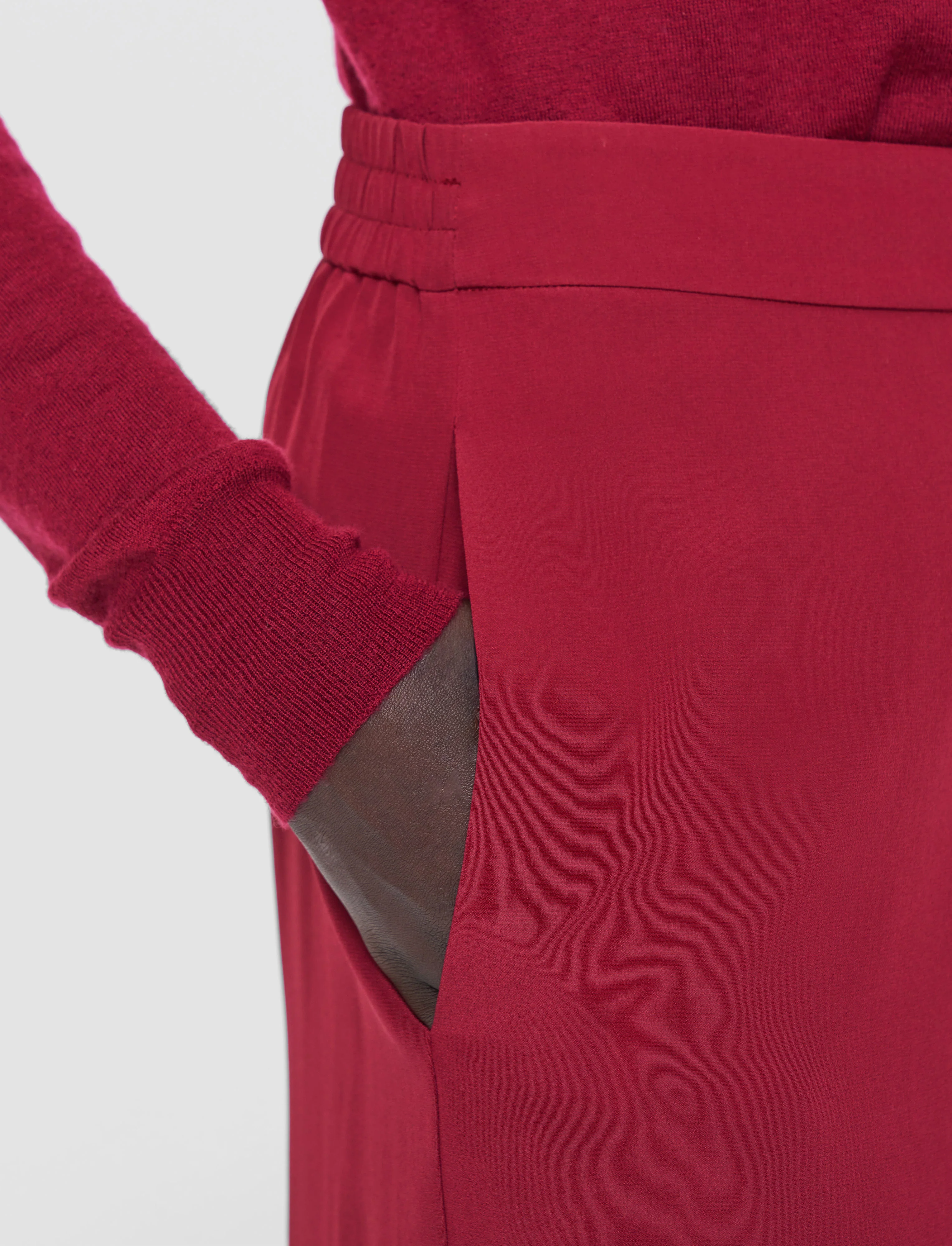 Sahel Crepe de Chine Silk Trousers - Image 4