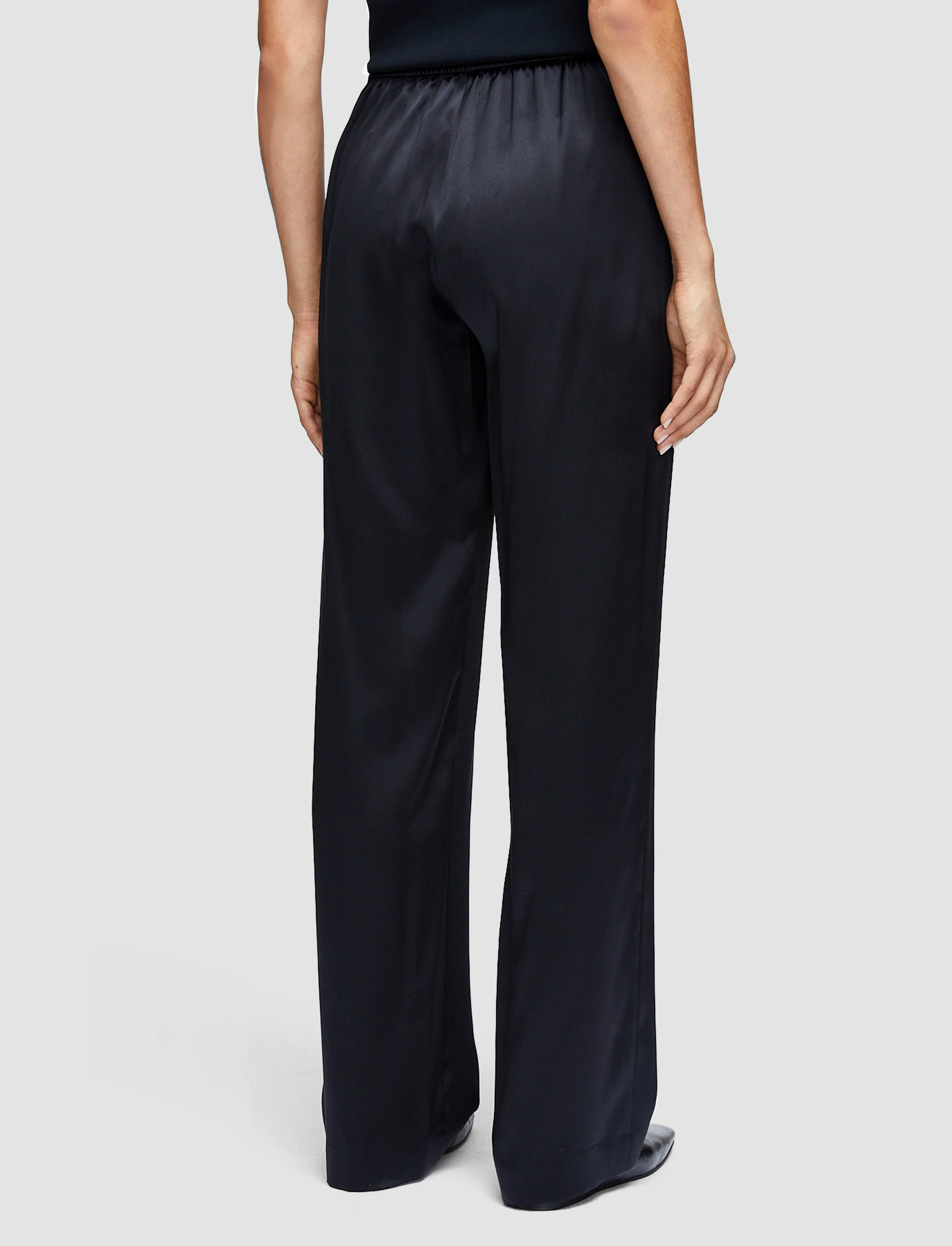 Sahel Silk Satin Trousers - Image 3
