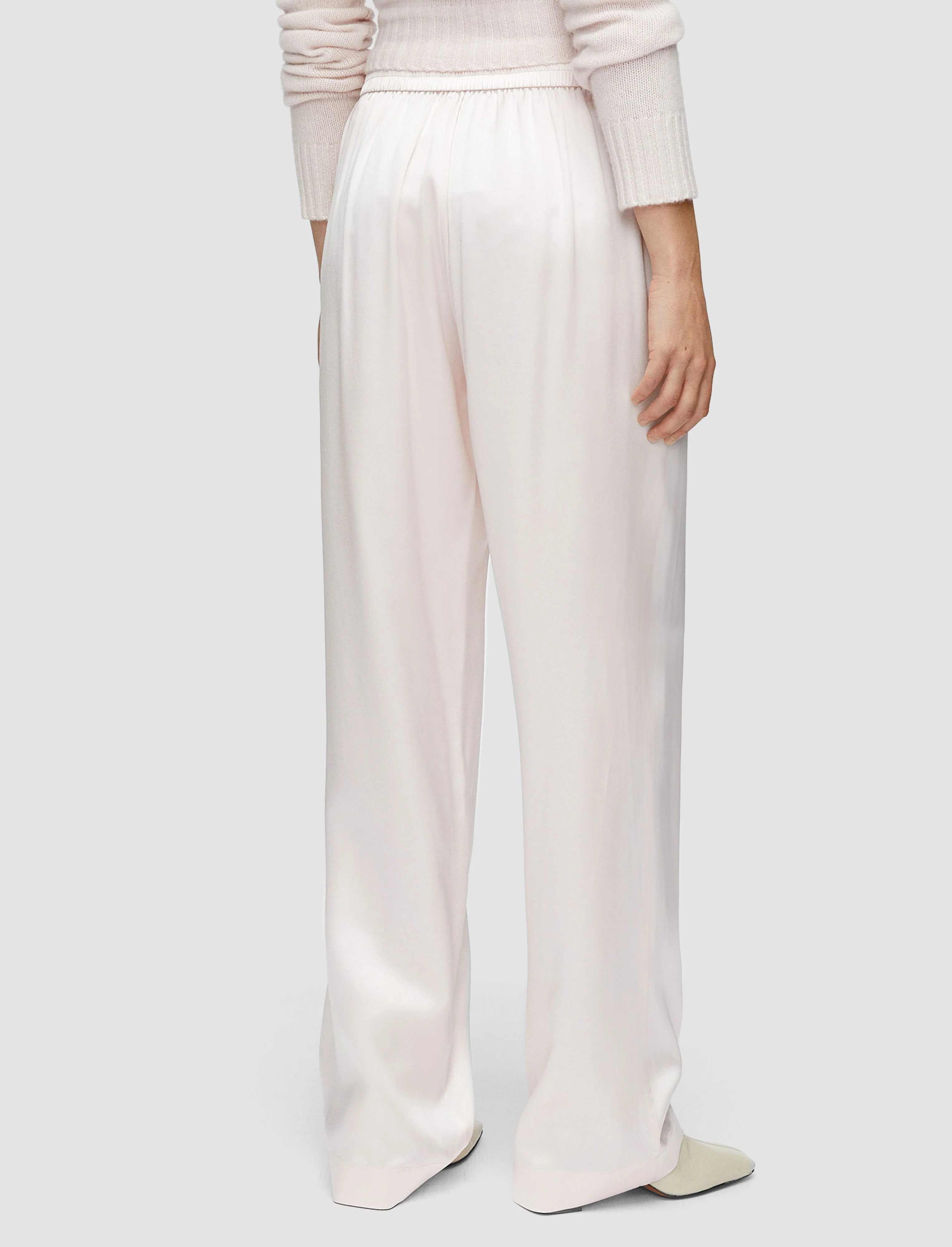 Sahel Silk Satin Trousers - Image 3