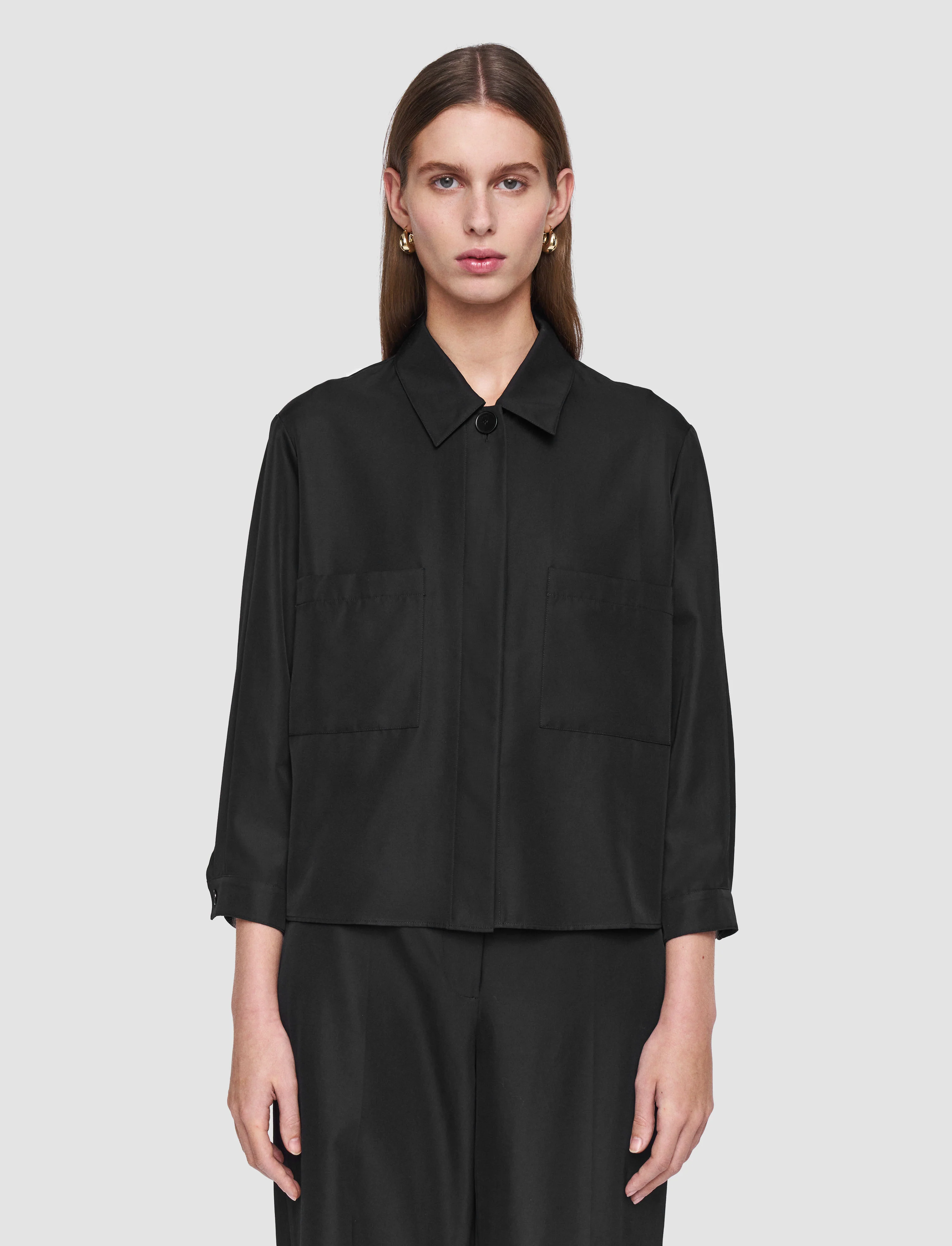 Satie Soft Cotton Silk Shirt - Image 3