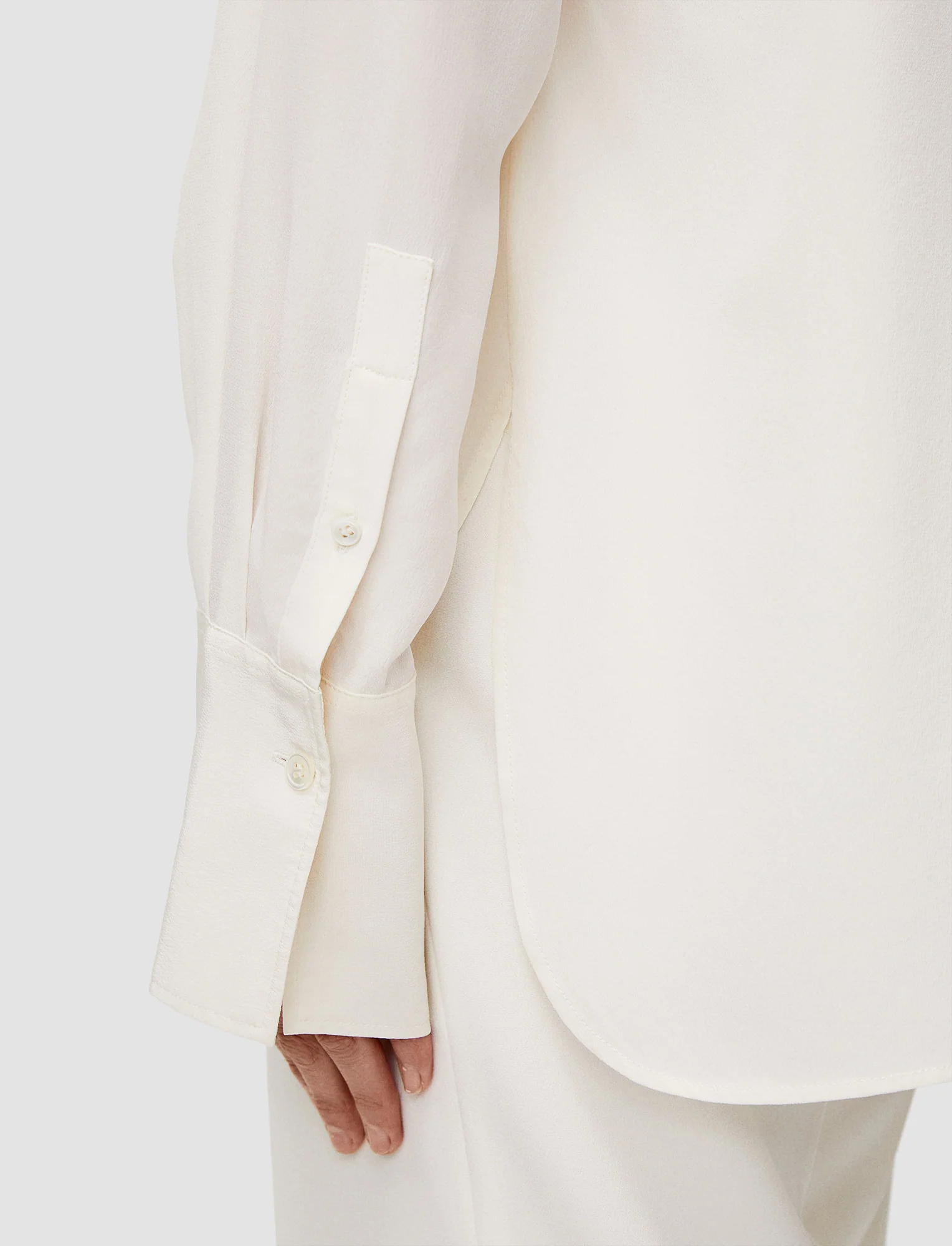 Joe Silk Crepe de Chine Blouse - Image 5