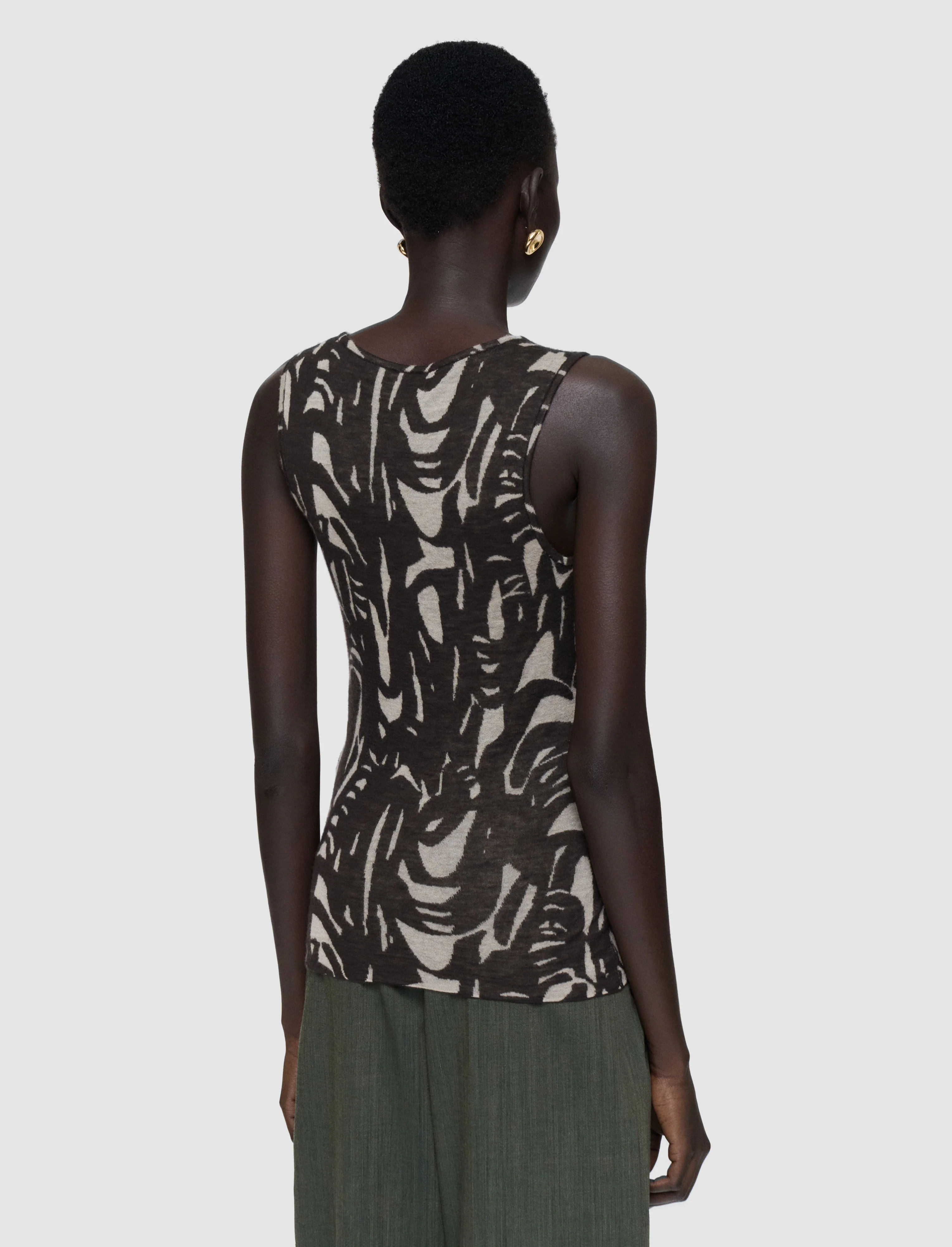 Silla Cashair Jacquard Vest - Image 4