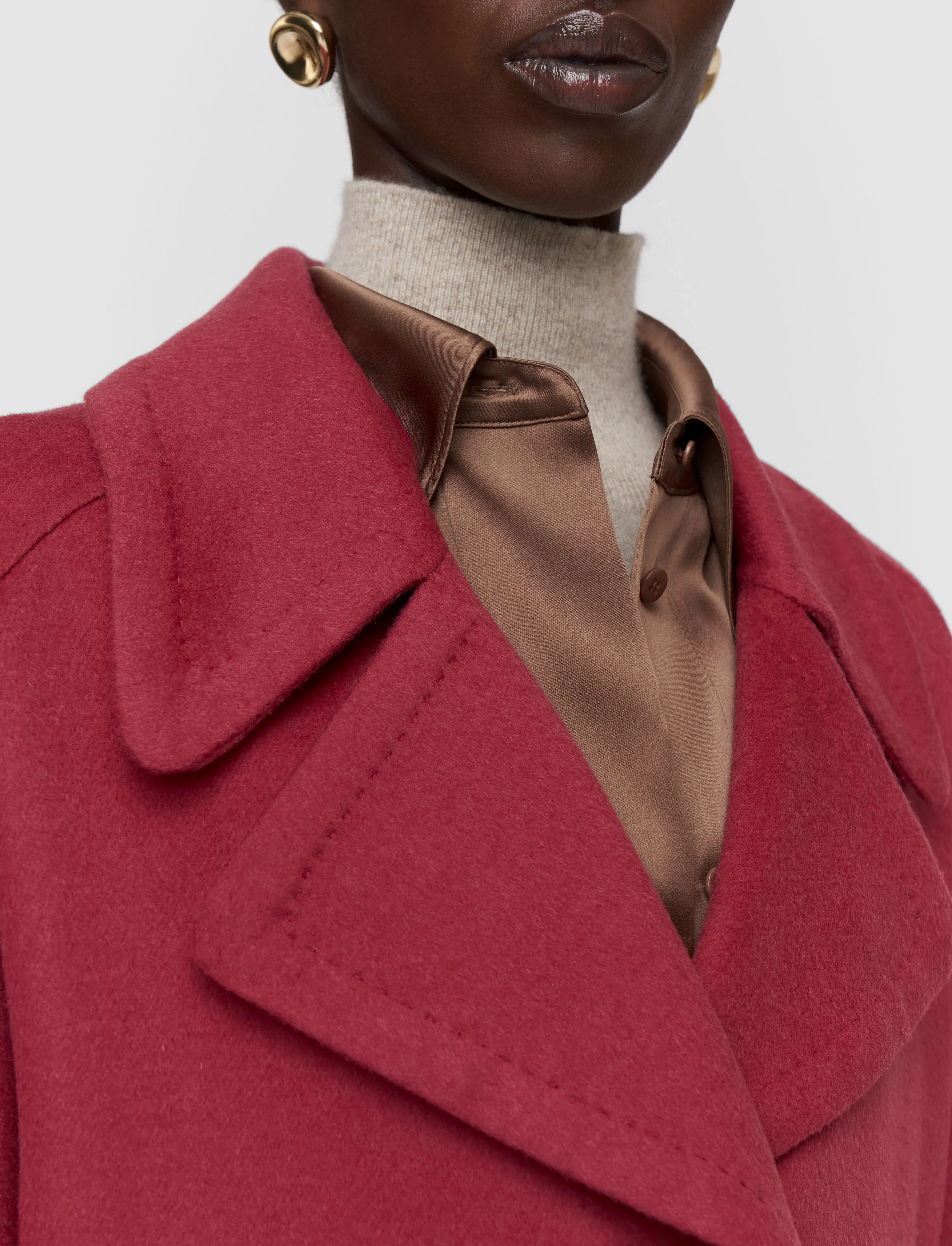 Spencer Double Face Cashmere Coat - Image 4