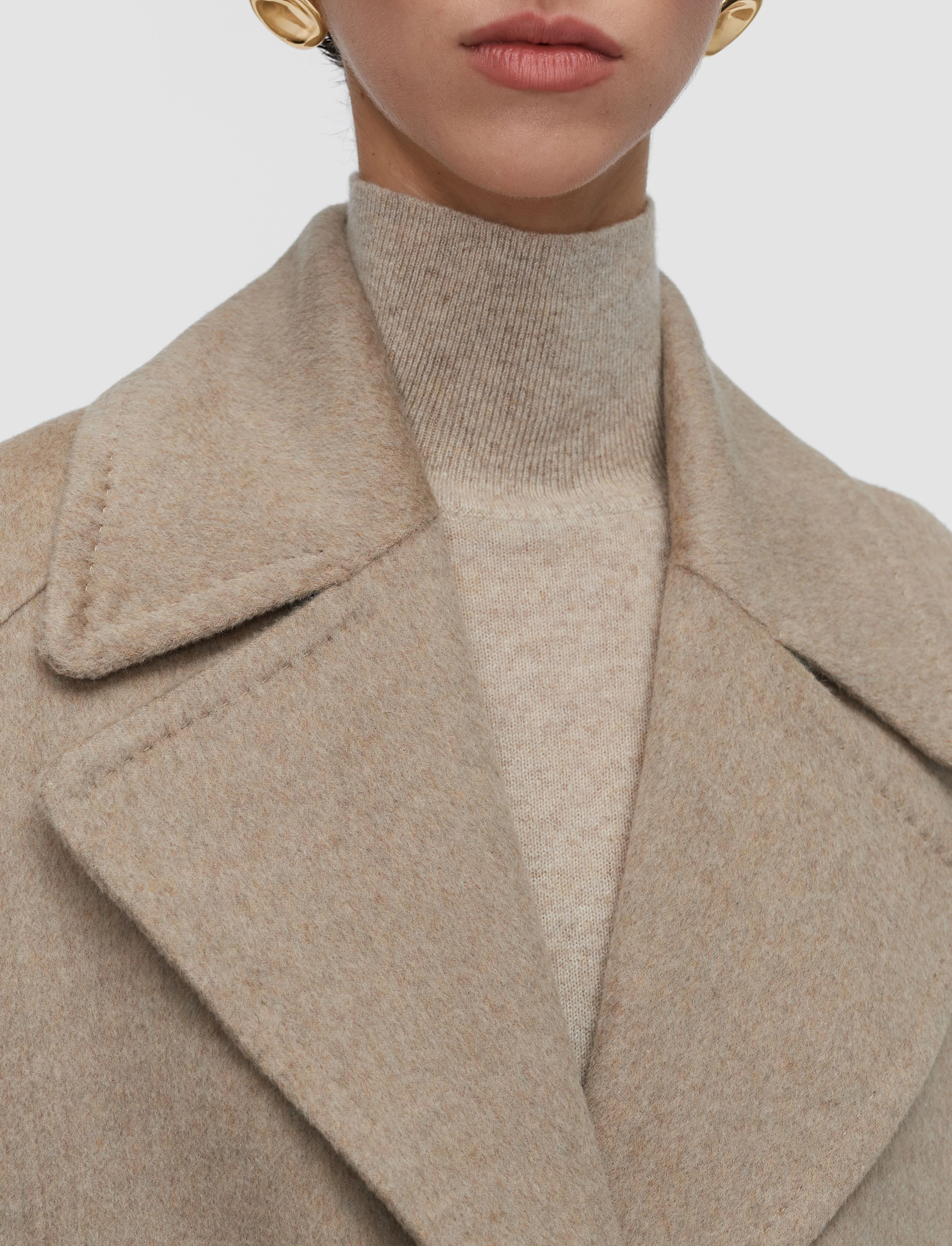 Spencer Double Face Cashmere Coat - Image 4