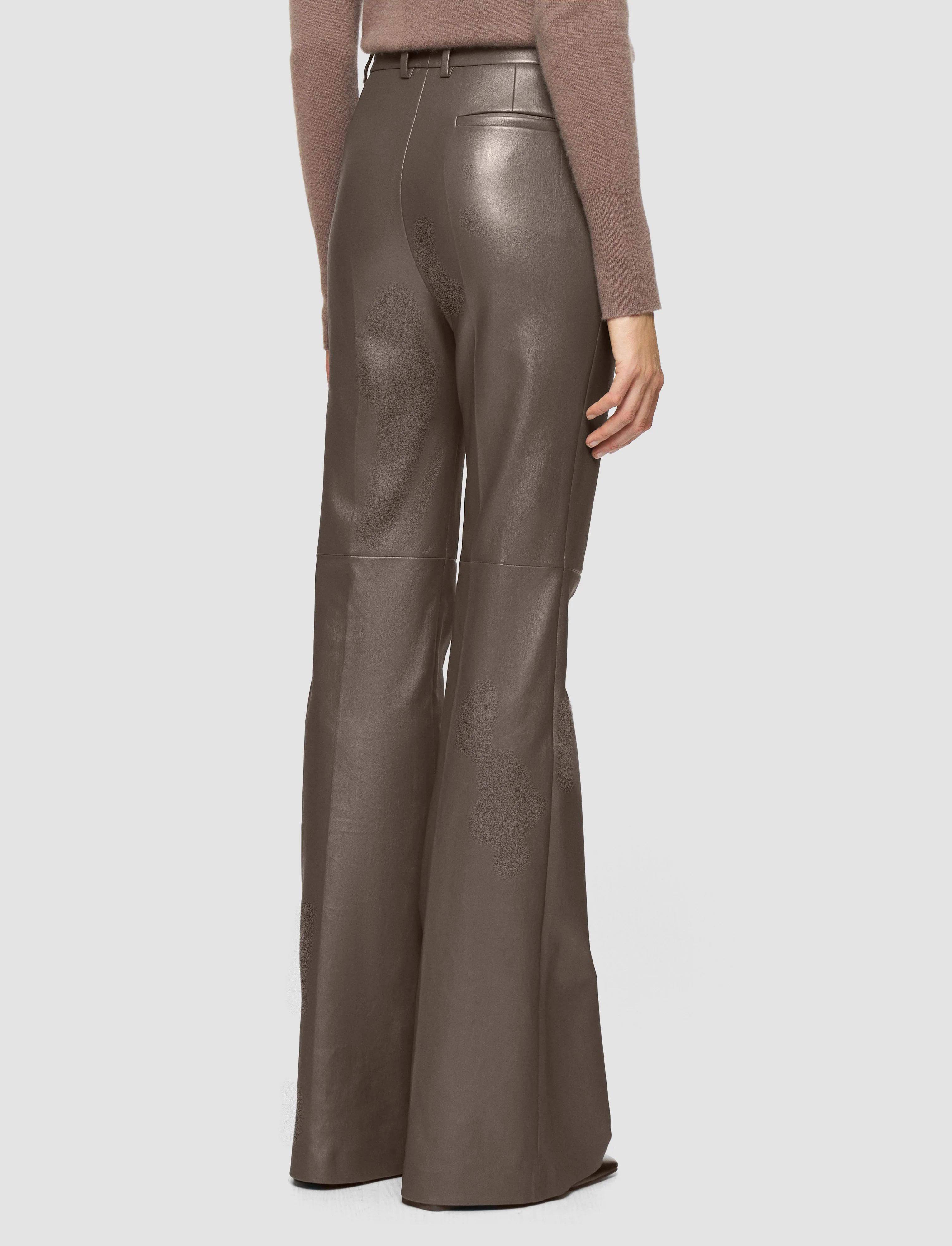 Tafira Leather Stretch Trousers - Image 3