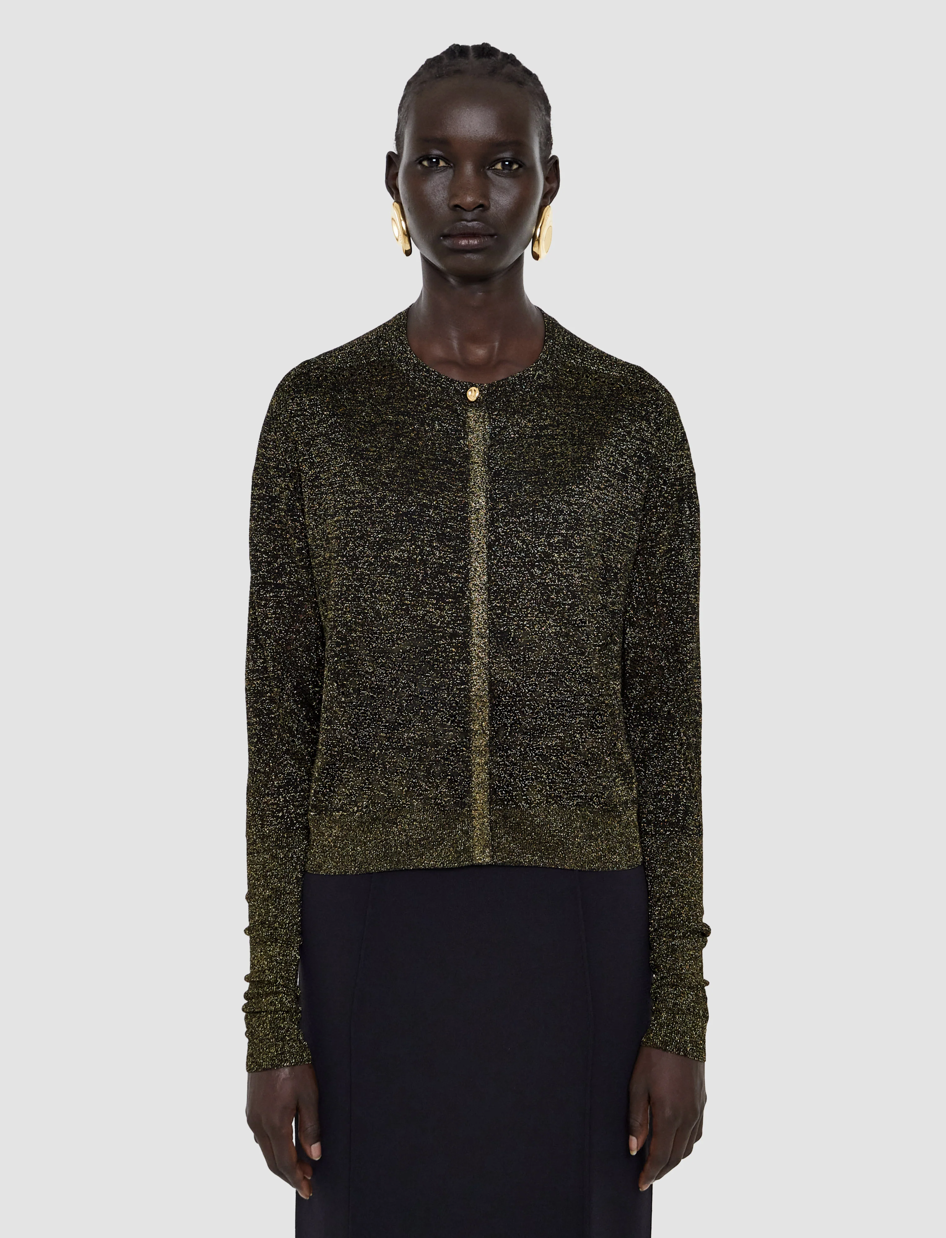 Tasse Lurex Knit Cardigan - Image 3