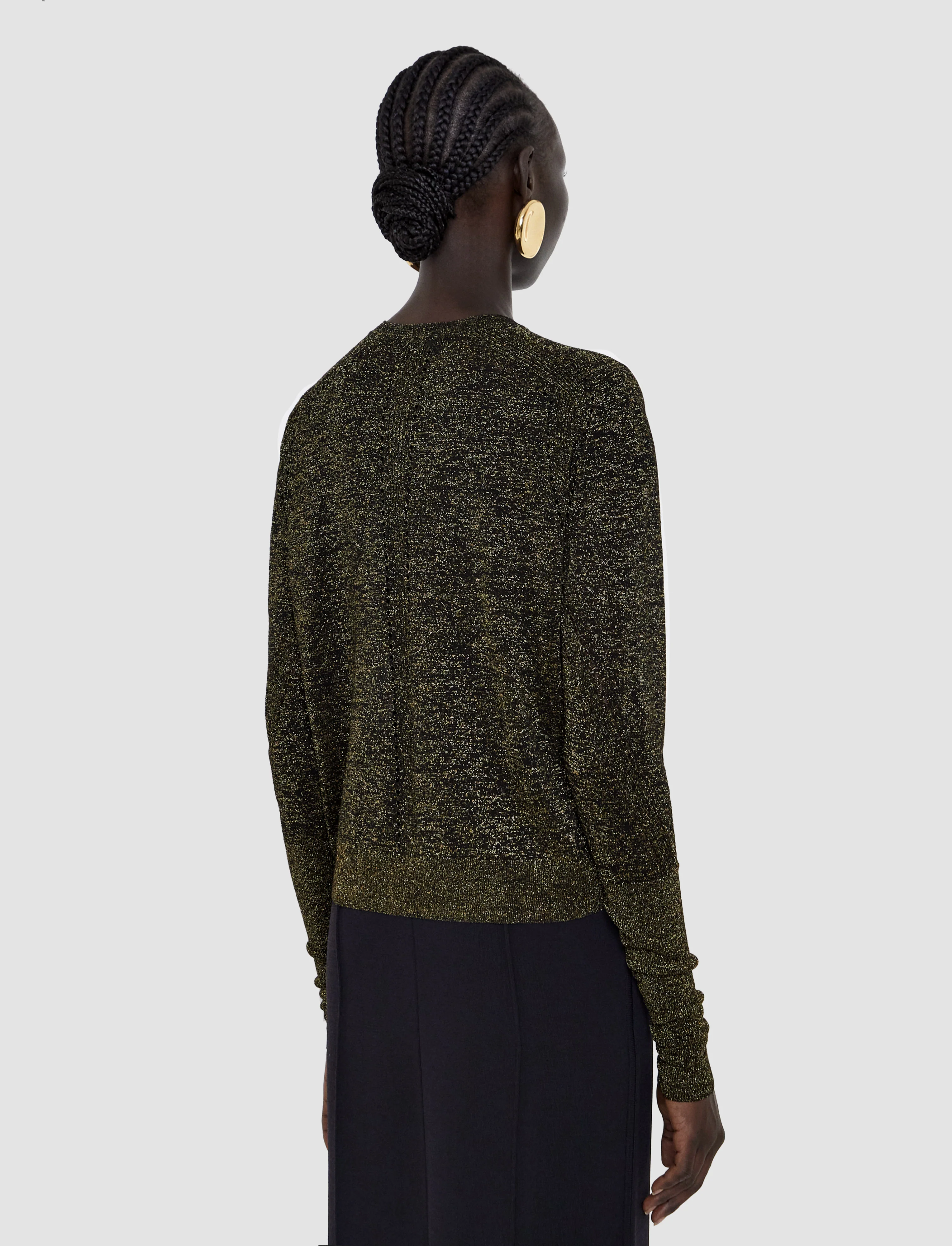 Tasse Lurex Knit Cardigan - Image 4