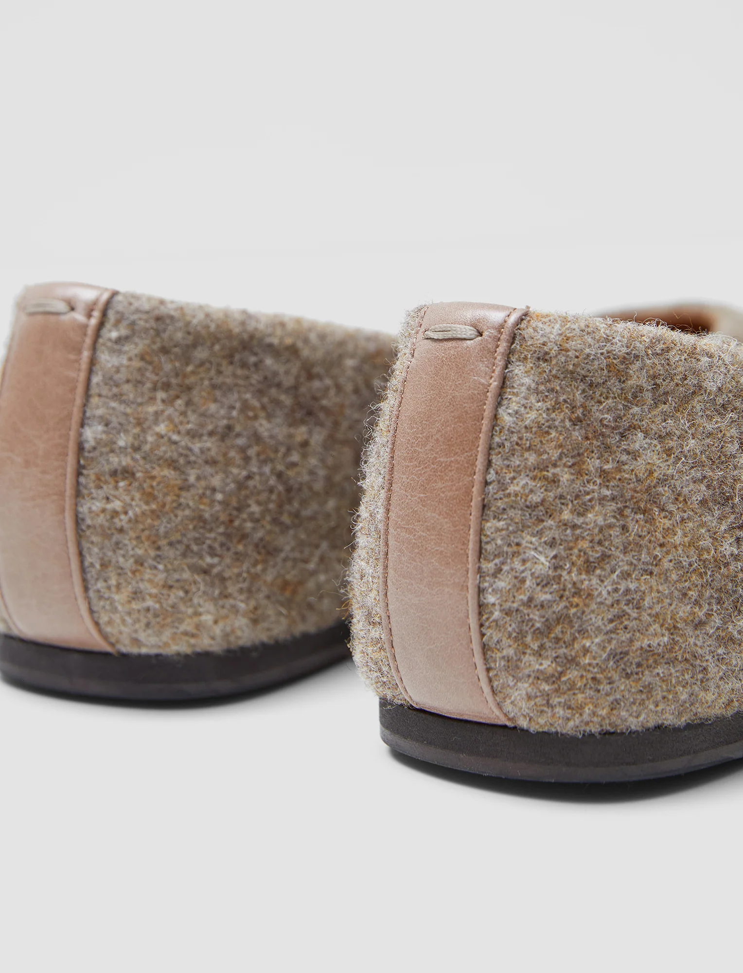 Textured Wool Ballerinas - Image 4