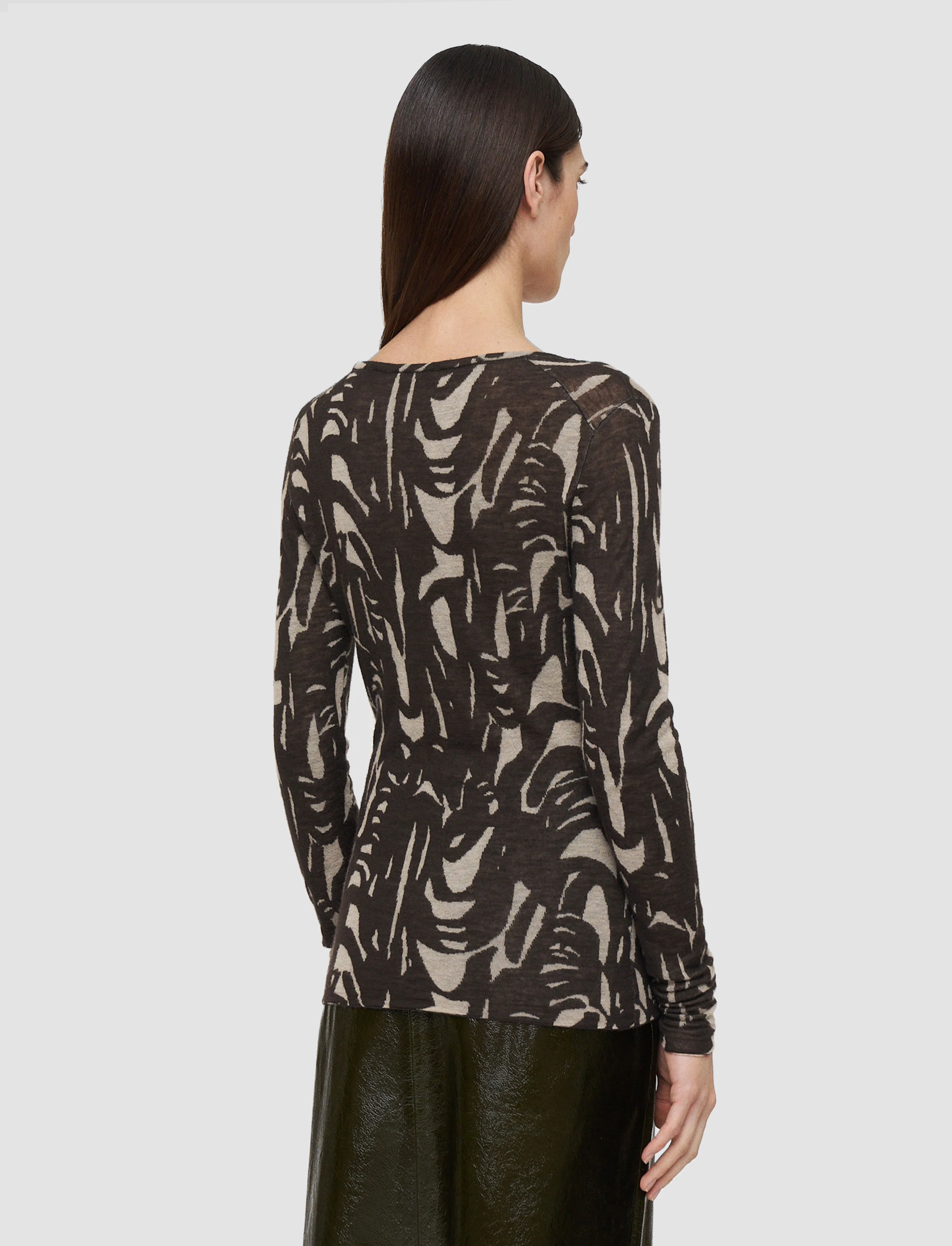 Villa Cashair Jacquard Top - Image 4