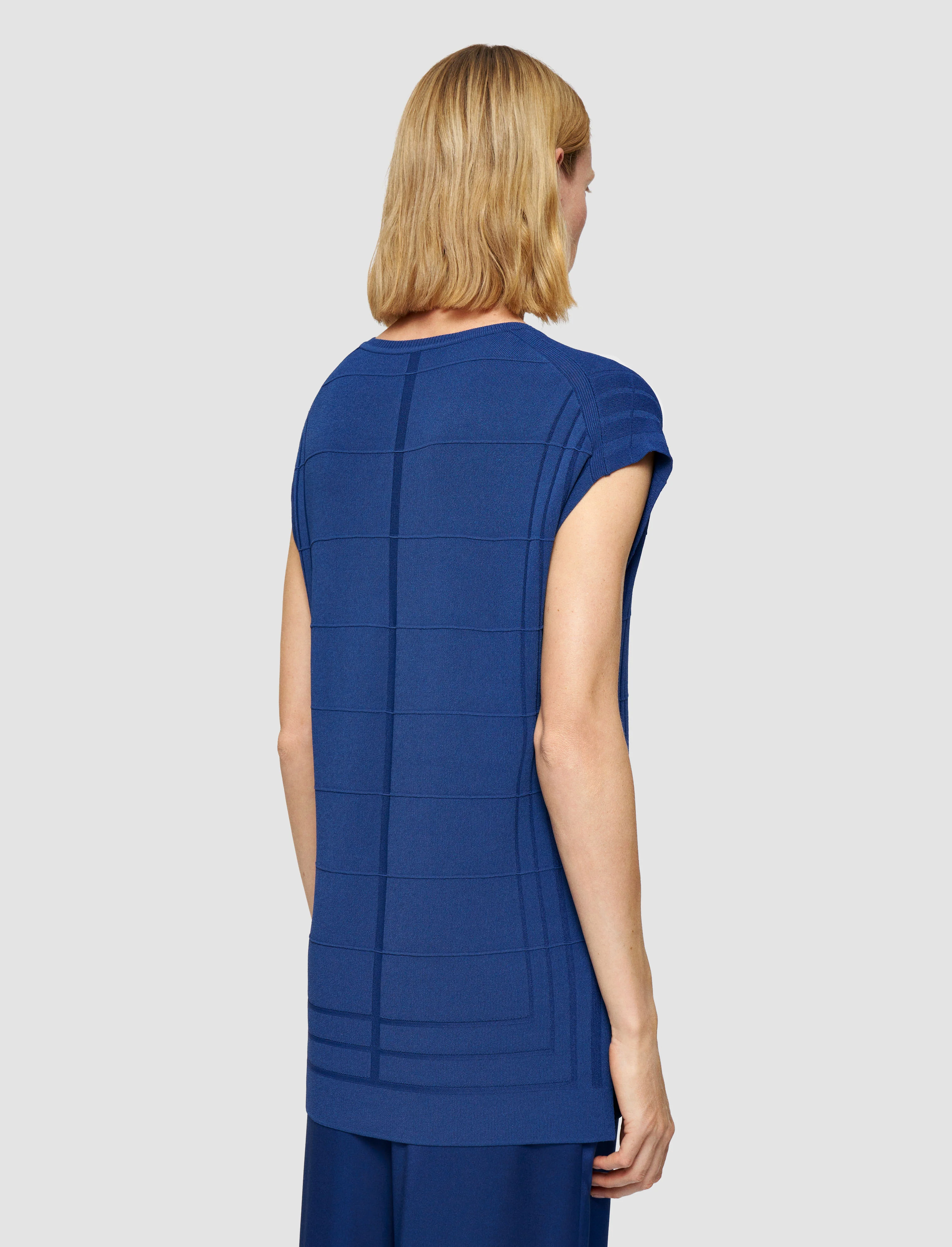 Viscose Grid Knit Top - Image 4