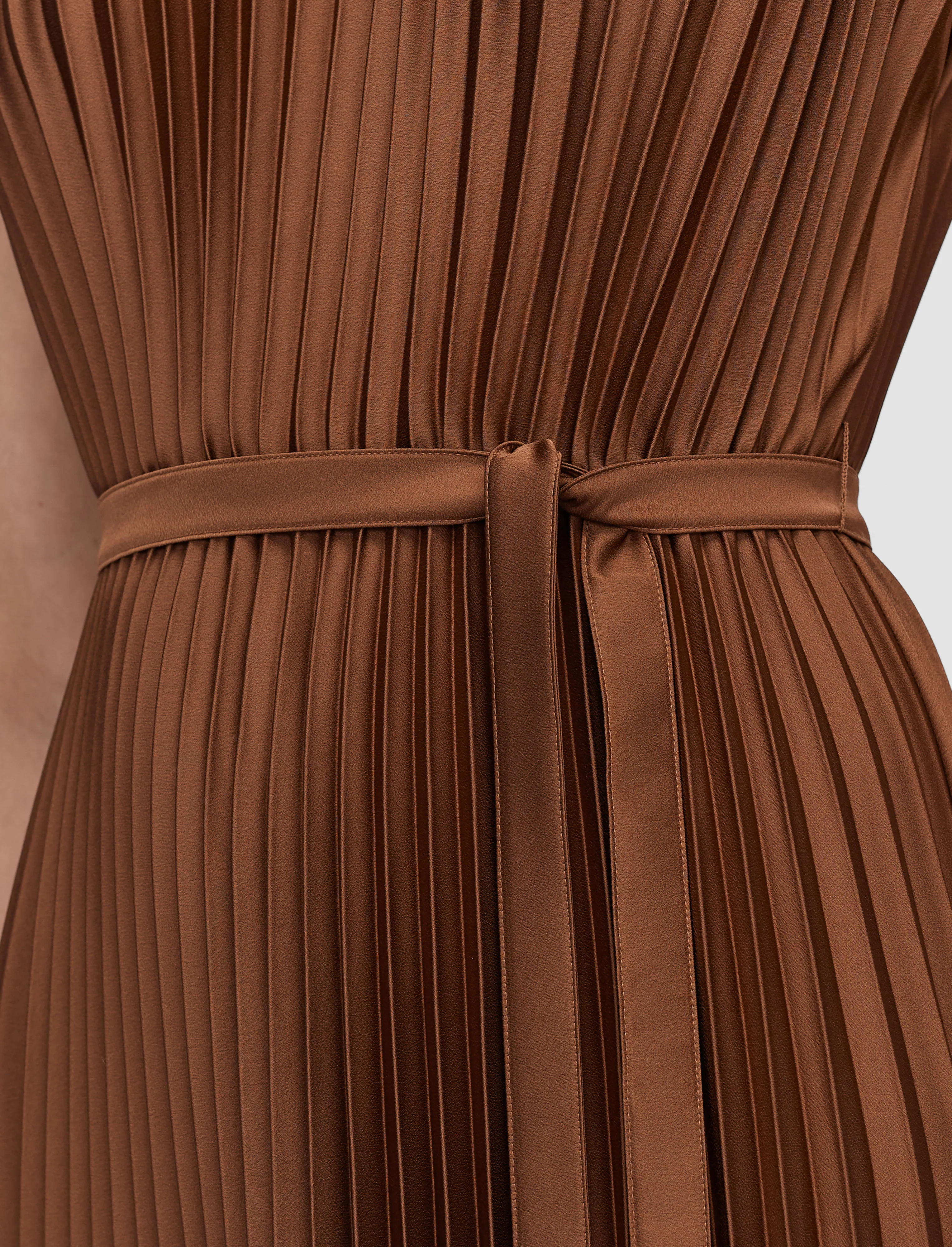 Volta Knit Weave Plissé Dress - Image 5