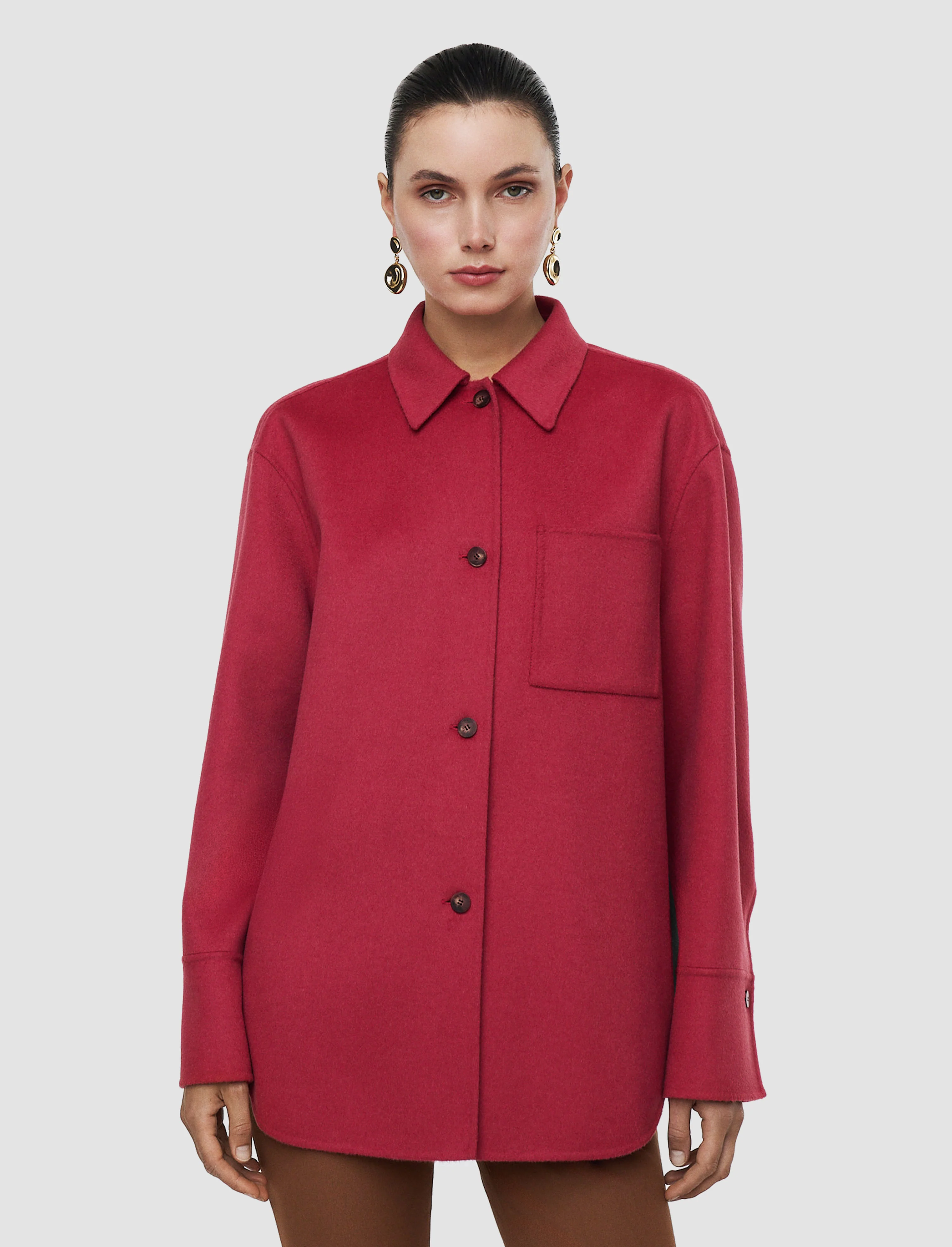 Wada Double Face Cashmere Overshirt - Image 3