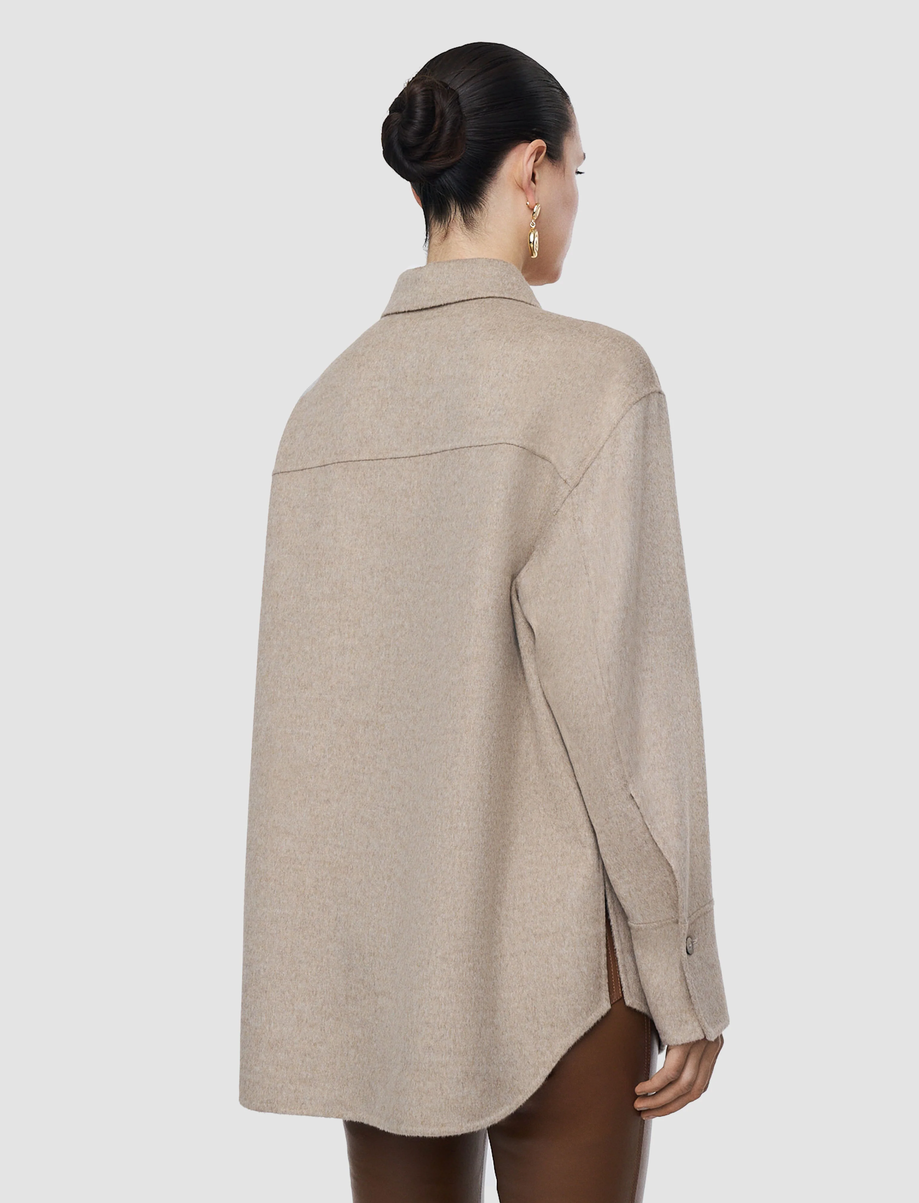 Wada Double Face Cashmere Overshirt - Image 4