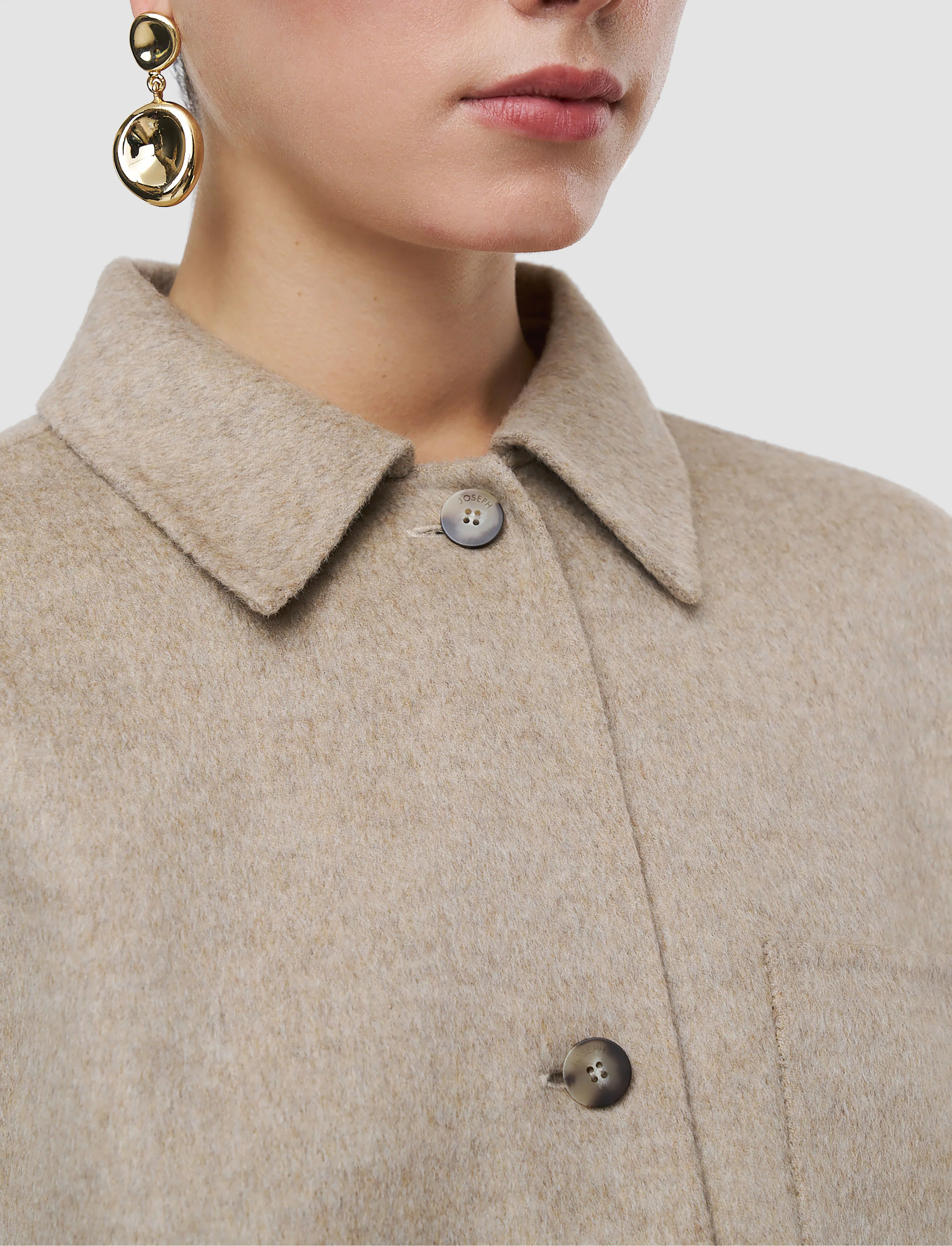 Wada Double Face Cashmere Overshirt - Image 5