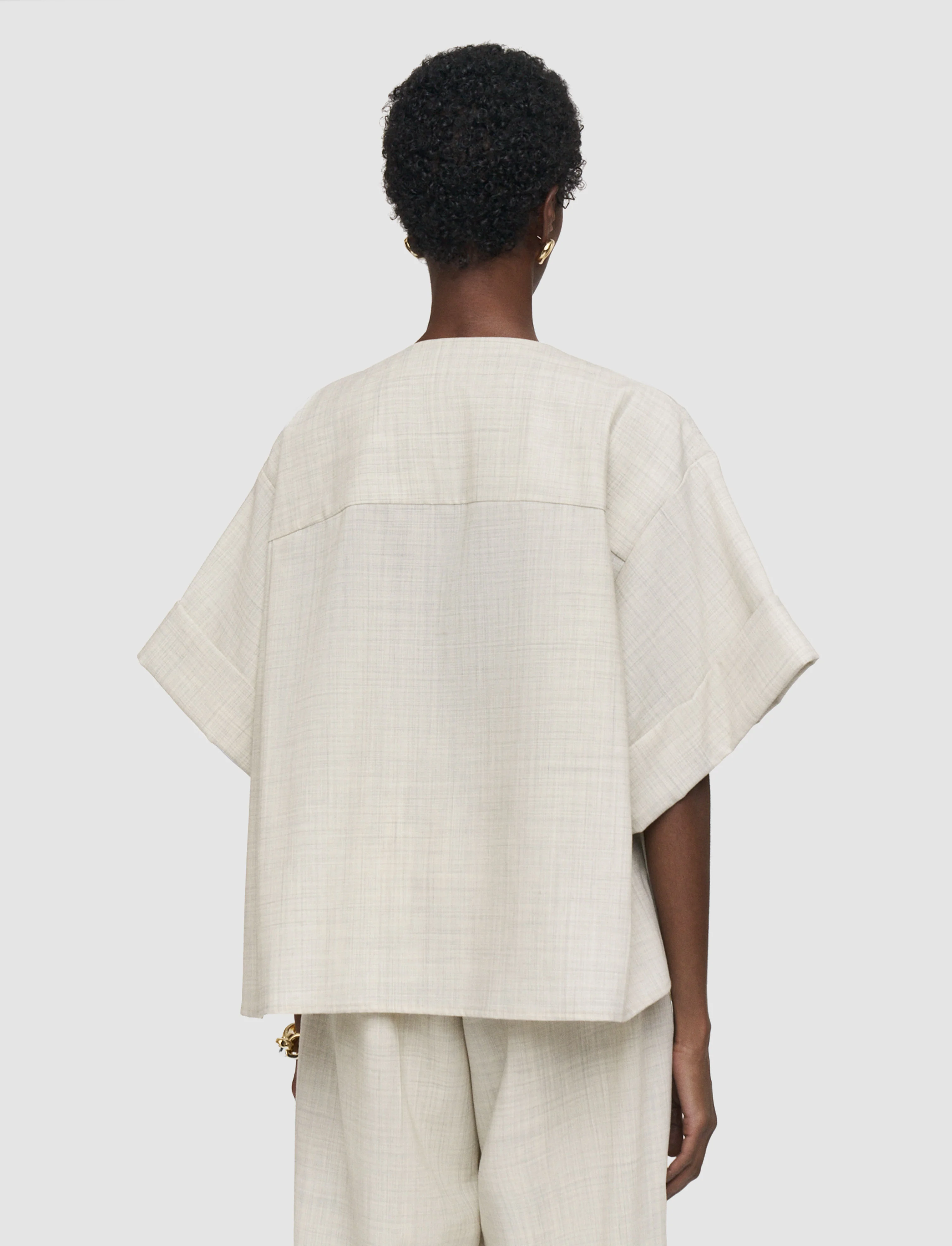 Yani Light Wool Blouse - Image 4