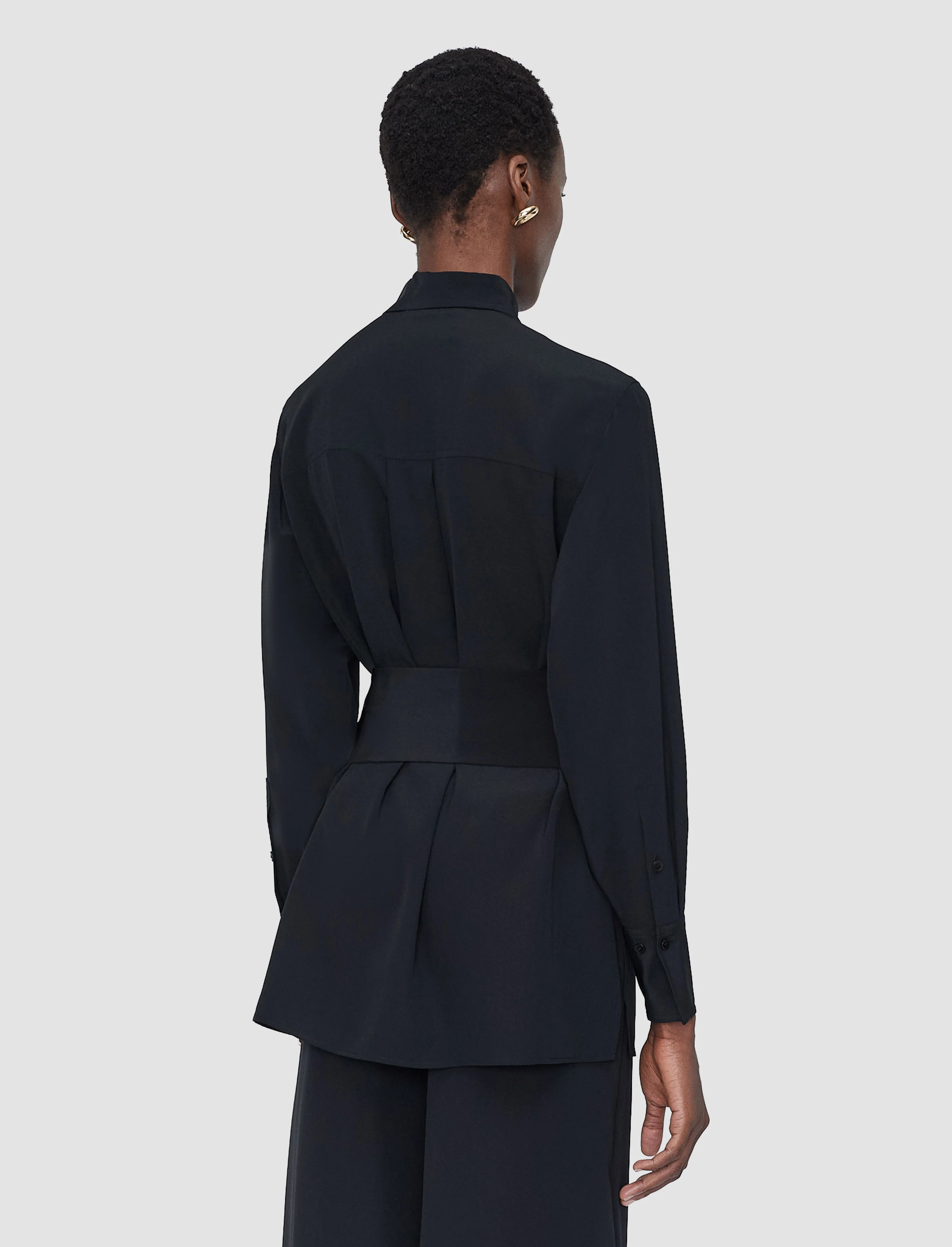 Yas Crepe de Soie Silk Shirt - Image 4