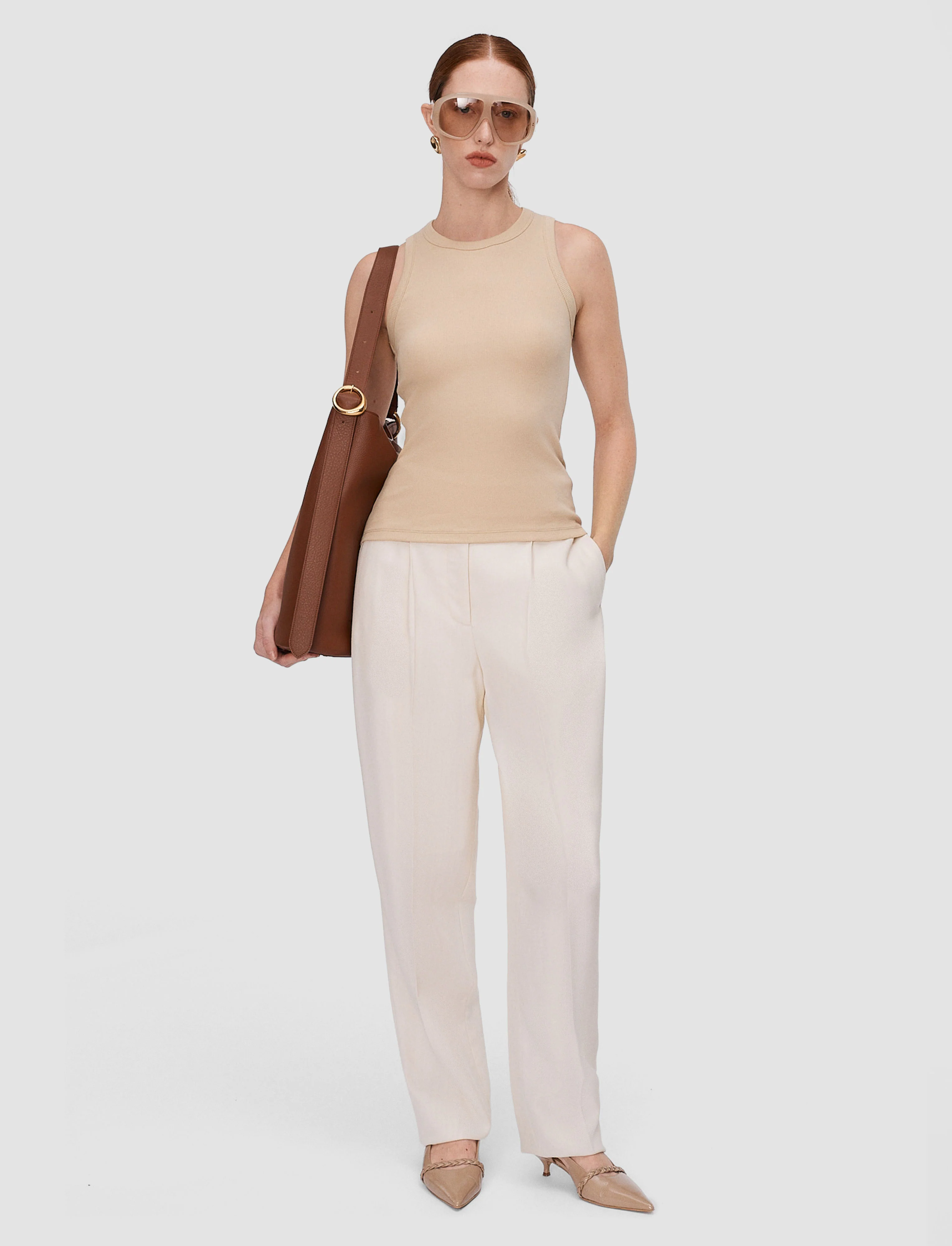Yeux Cotton Rib Vest - Image 3