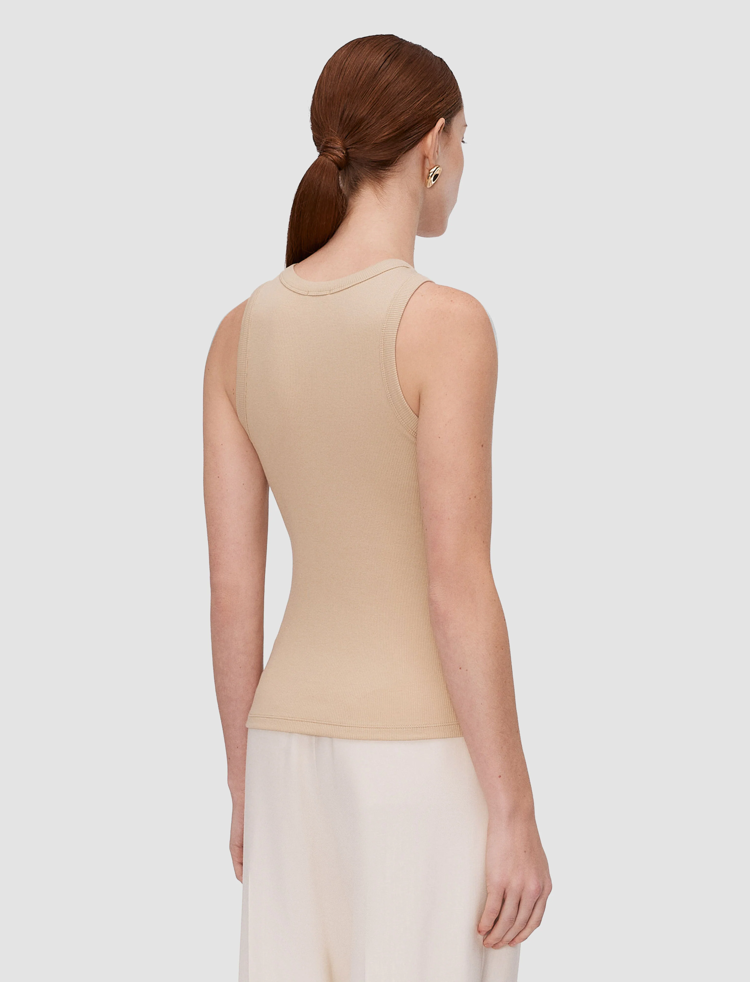 Yeux Cotton Rib Vest - Image 4