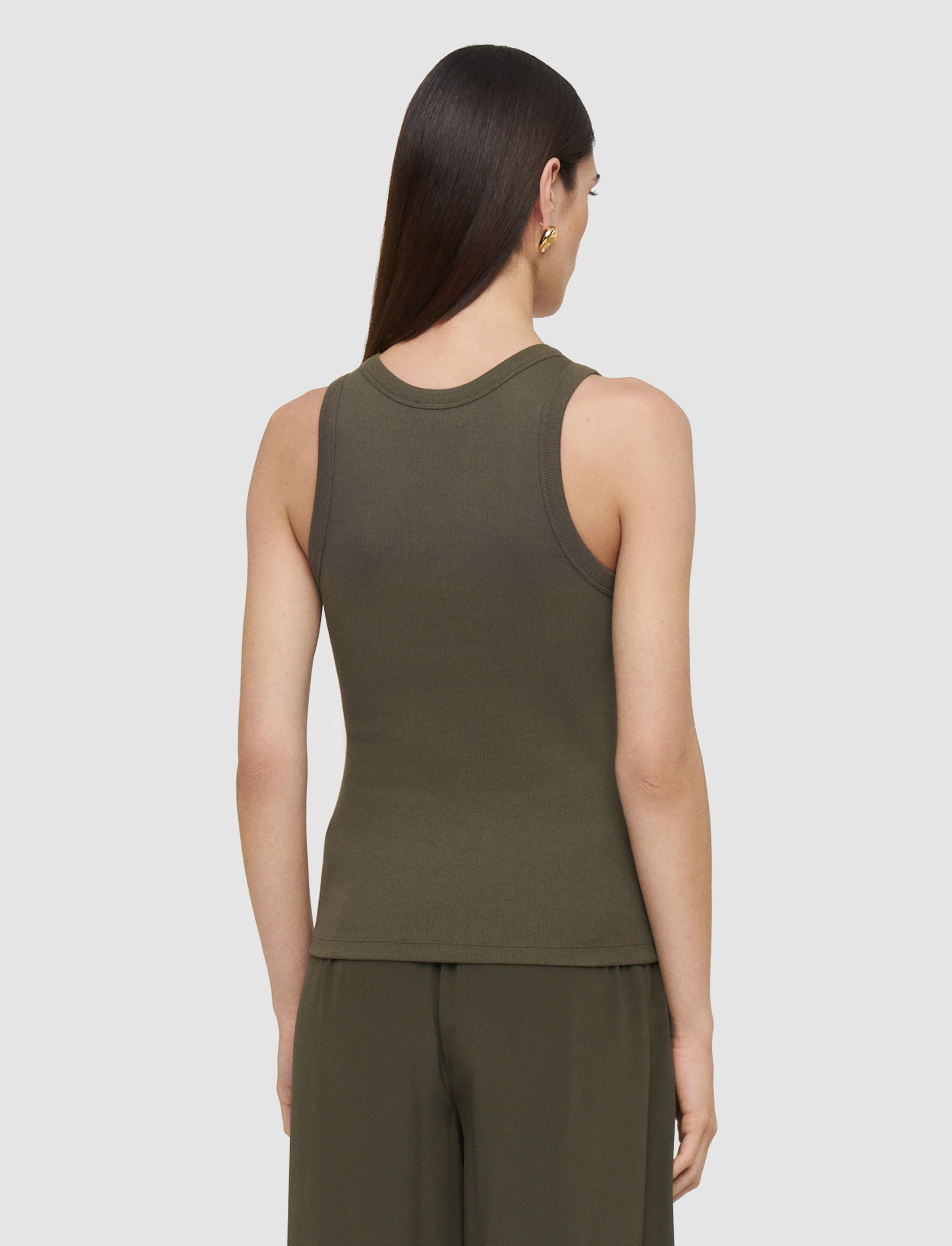 Yeux Cotton Rib Vest - Image 4