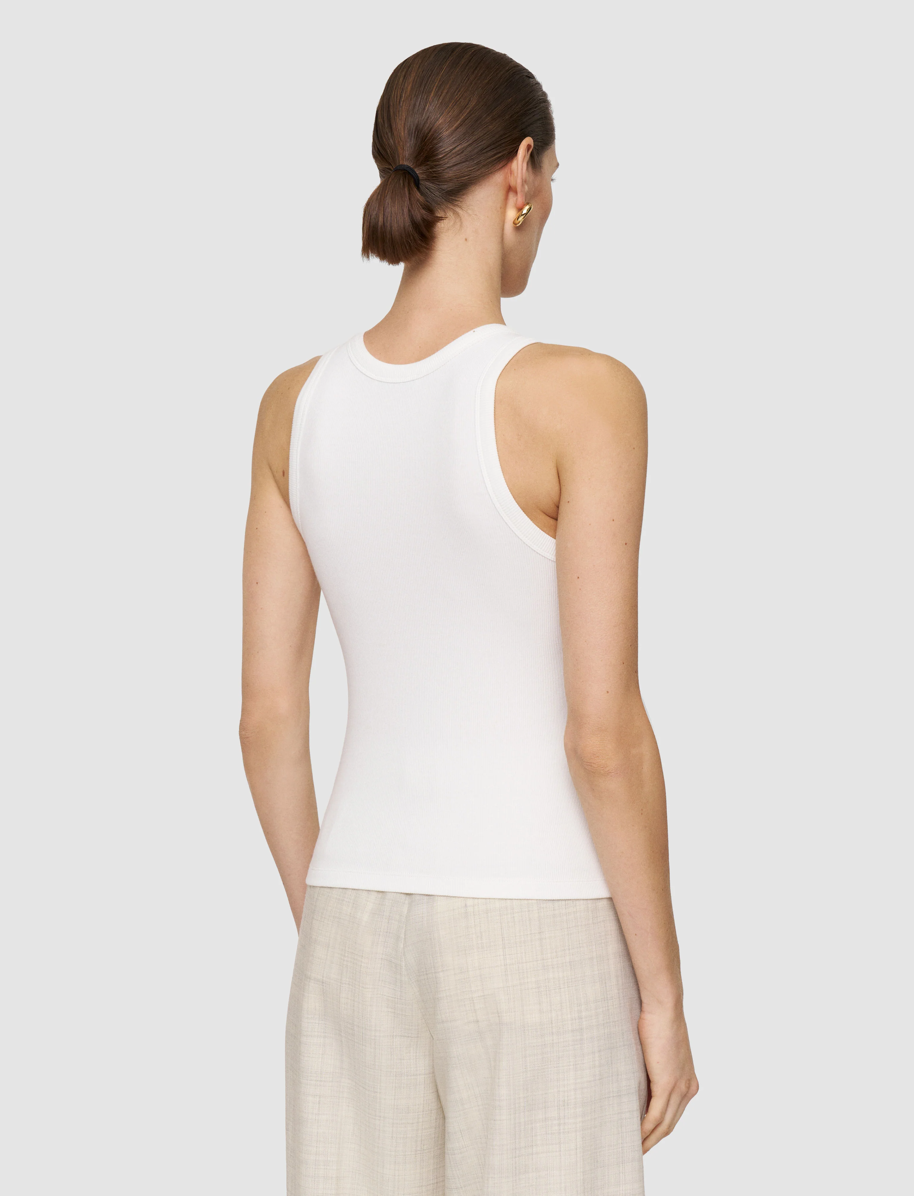 Yeux Cotton Rib Vest - Image 3