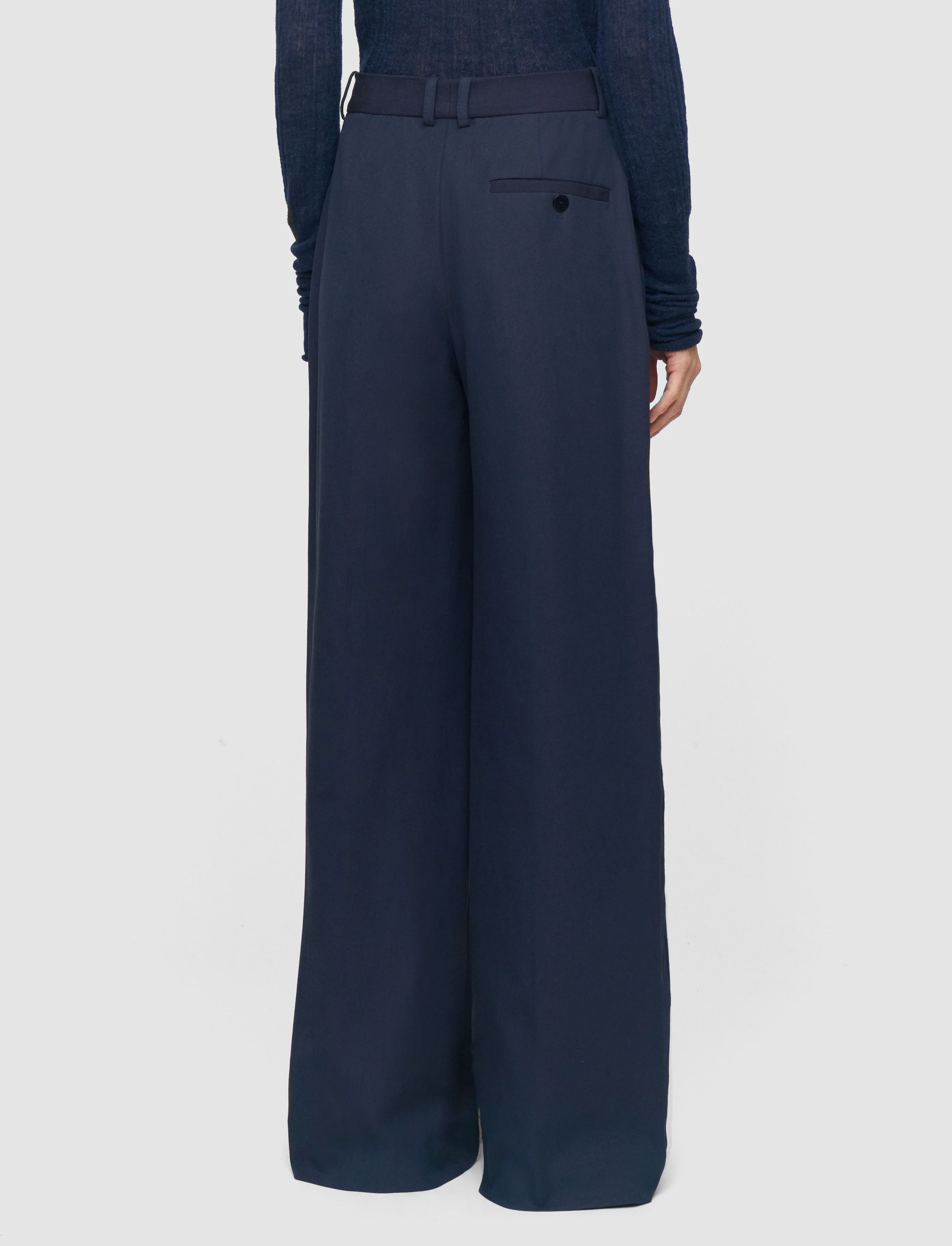 Yukio Gabardine Stretch Trousers - Image 3