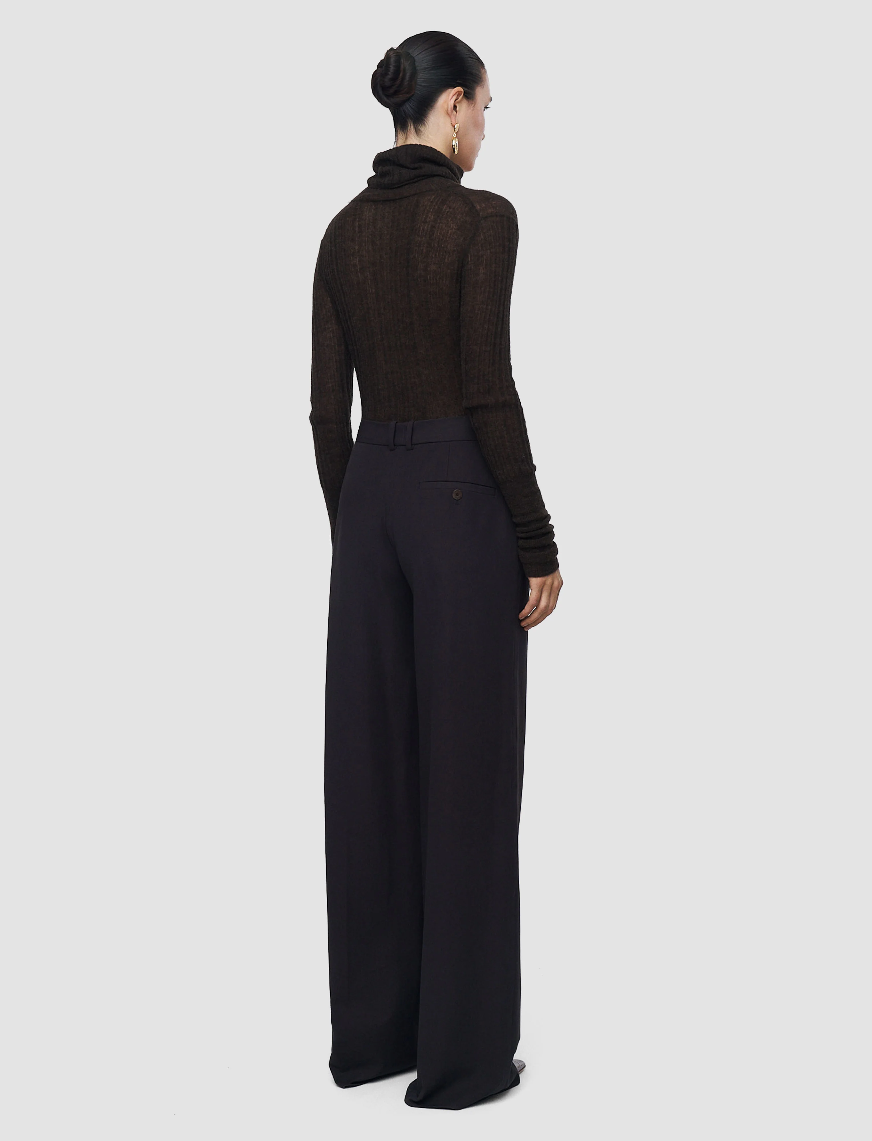 Yukio Gabardine Stretch Trousers - Image 3
