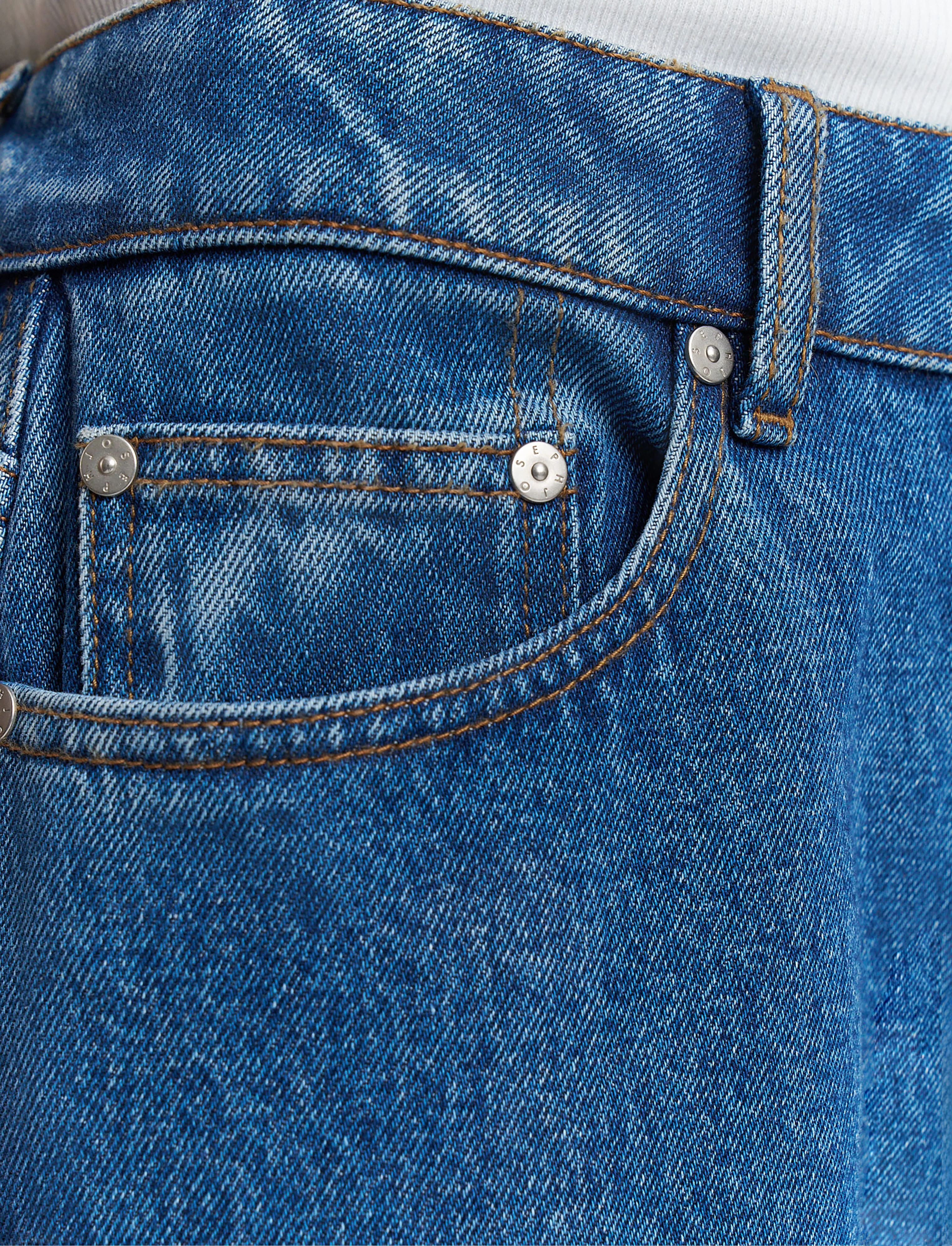Zamtam Washed Denim Jeans - Image 4