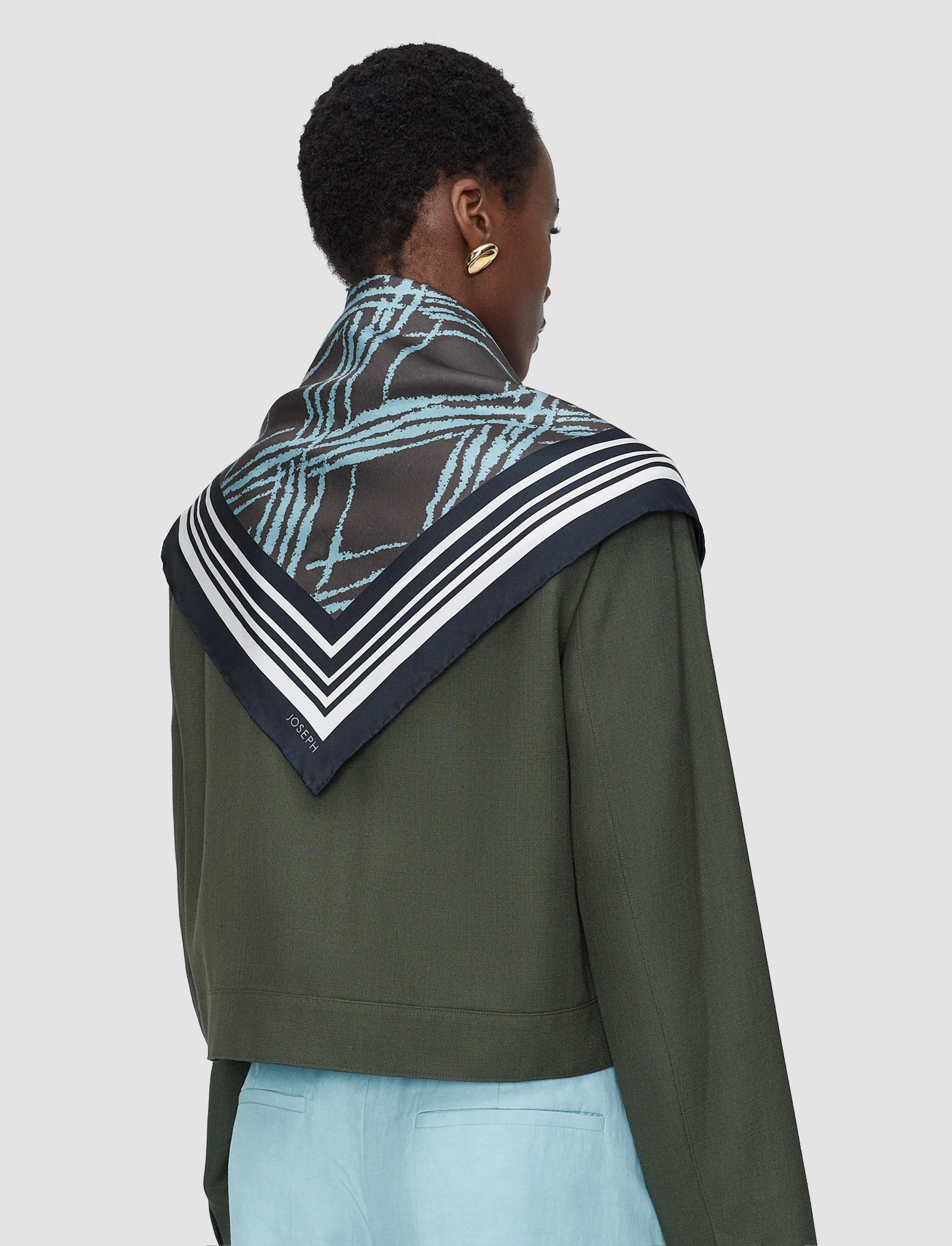 Zhara Silk Scarf - Image 3